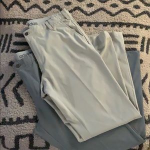 Adidas Flat front golf pants. 36x32 lot of 2